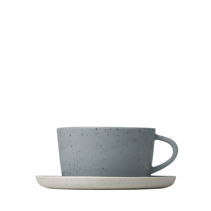 SABLO Stone - tazza e piattino (set/2)