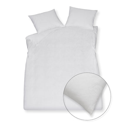 Dekbedovertrek PURITY Florence White 140x220 cm (satijnkatoen)