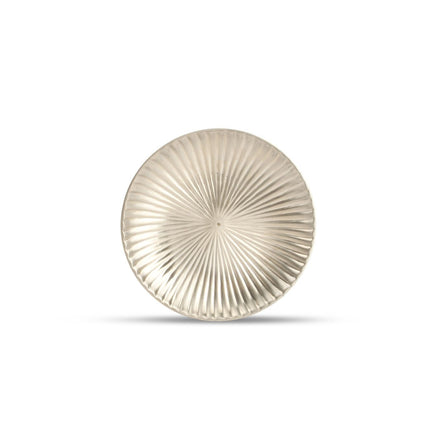 ORO placa plana de 12 cm de latón (set/4)
