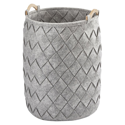 Amy laundry basket Silver Gray