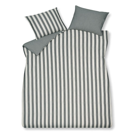 Dekbedovertrek HOME 97 Off Black 140x220 cm (katoen / tencel)