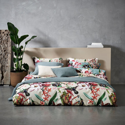 HOME Pique kussensloop Pearl Blue 40x55 cm