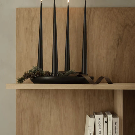 Vela Kandelaar Negro pequeño