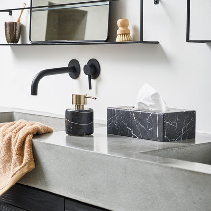 Nero Tissue holder Black
