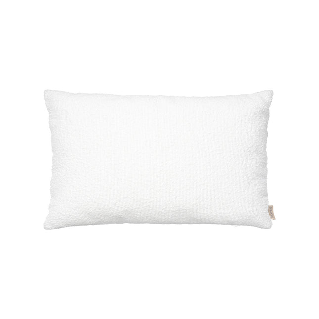 Boucle Pushion Cover Lily White 30x50 cm