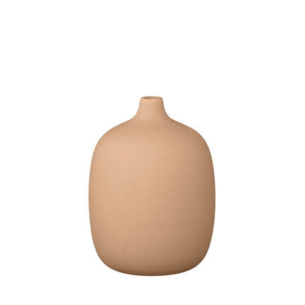 CEOLA VASE AMBER BROWN 19 cm