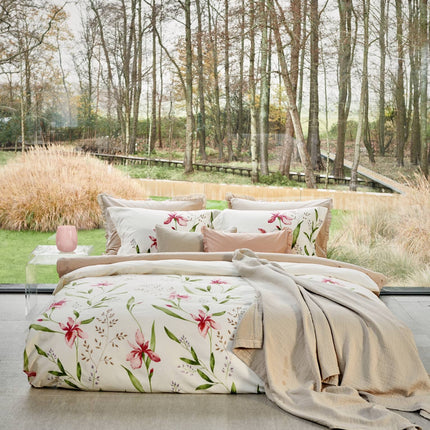 PURE 68 plaid/sprei 160x250 cm Stone (katoen)