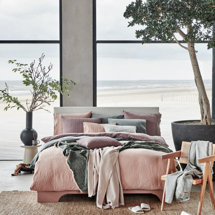 DUVET Cover Pure 07 Toffee 240x220 cm (linned / satinbomuld)