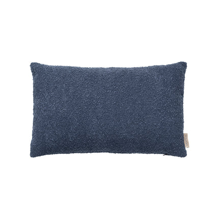 Copertura cuscino di boucle Midnight blu 30x50 cm