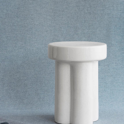 TORU bijzettafel Lily White hoog