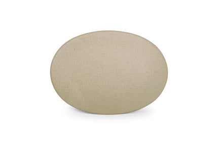 CIRRO plat bord ovaal 30 cm - Beige