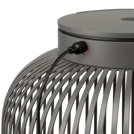 Lito -LED -Lampe Granitgrau groß