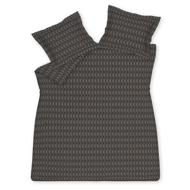 Duvet cover bouncing off black 140x220 cm (satin cotton)